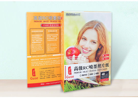 260gsm 4R Glossy Photo Paper Double Side Resin Coating Waterproof